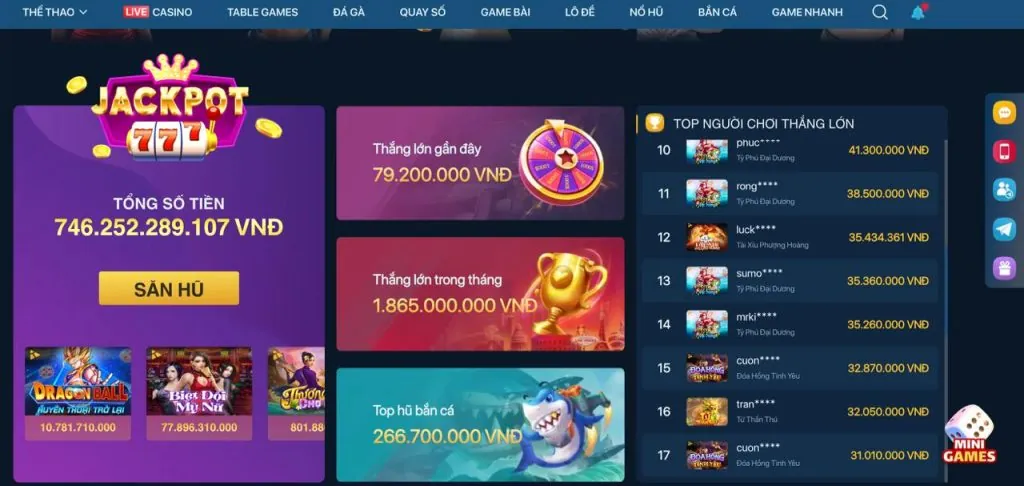 Ưu điểm của Winbet88 Casino