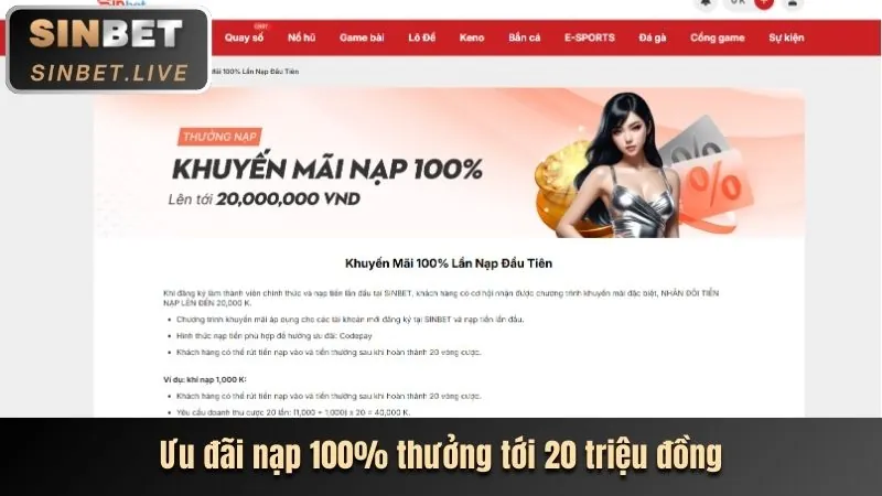 Thưởng Chào Mừng Thành Viên Mới winbet88 casino